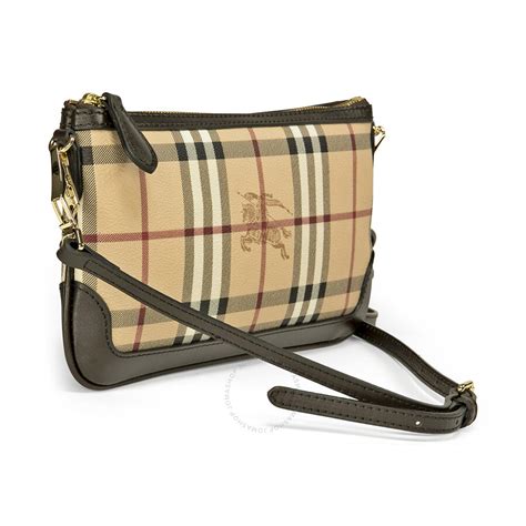 burberry haymarket peyton wristlet|Burberry .